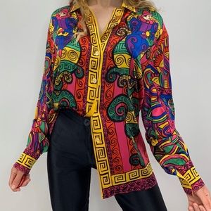 Rare vintage Escada button up blouse